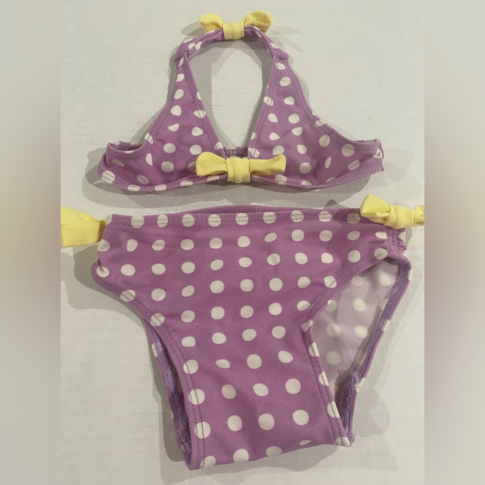 Old Navy baby girl bikini swim suit size 6-12 months
